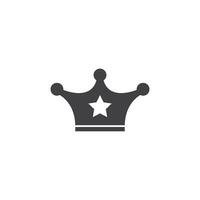 reale corona logo icona vettore illustrazione