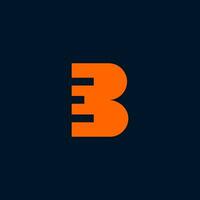 lettera eb vettore logo
