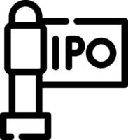 ipo creativo icona design vettore