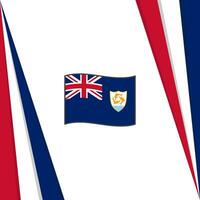 anguilla bandiera astratto sfondo design modello. anguilla indipendenza giorno bandiera sociale media inviare. anguilla bandiera vettore