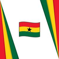 Ghana bandiera astratto sfondo design modello. Ghana indipendenza giorno bandiera sociale media inviare. Ghana bandiera vettore