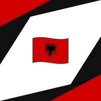 Albania bandiera astratto sfondo design modello. Albania indipendenza giorno bandiera sociale media inviare. Albania vettore