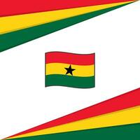 Ghana bandiera astratto sfondo design modello. Ghana indipendenza giorno bandiera sociale media inviare. Ghana bandiera vettore