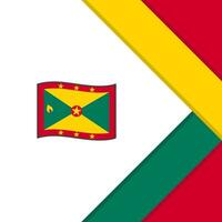 grenada bandiera astratto sfondo design modello. grenada indipendenza giorno bandiera sociale media inviare. grenada cartone animato vettore