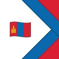 Mongolia bandiera astratto sfondo design modello. Mongolia indipendenza giorno bandiera sociale media inviare. Mongolia modello vettore