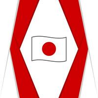 Giappone bandiera astratto sfondo design modello. Giappone indipendenza giorno bandiera sociale media inviare. Giappone sfondo vettore