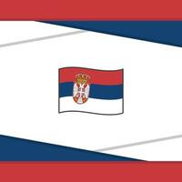 Serbia bandiera astratto sfondo design modello. Serbia indipendenza giorno bandiera sociale media inviare. Serbia vettore