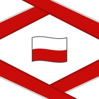 Polonia bandiera astratto sfondo design modello. Polonia indipendenza giorno bandiera sociale media inviare. Polonia modello vettore