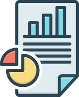 colore icona per statistico vettore