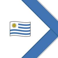 Uruguay bandiera astratto sfondo design modello. Uruguay indipendenza giorno bandiera sociale media inviare. Uruguay cartone animato vettore