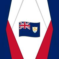 anguilla bandiera astratto sfondo design modello. anguilla indipendenza giorno bandiera sociale media inviare. anguilla sfondo vettore