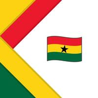 Ghana bandiera astratto sfondo design modello. Ghana indipendenza giorno bandiera sociale media inviare. Ghana vettore