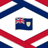 anguilla bandiera astratto sfondo design modello. anguilla indipendenza giorno bandiera sociale media inviare. anguilla modello vettore