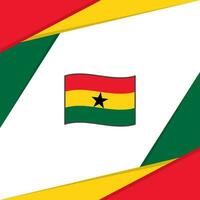Ghana bandiera astratto sfondo design modello. Ghana indipendenza giorno bandiera sociale media inviare. Ghana sfondo vettore