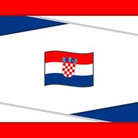 Croazia bandiera astratto sfondo design modello. Croazia indipendenza giorno bandiera sociale media inviare. Croazia vettore