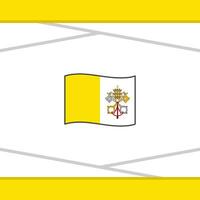 Vaticano città bandiera astratto sfondo design modello. Vaticano città indipendenza giorno bandiera sociale media inviare. Vaticano città vettore