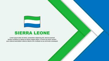 sierra Leone bandiera astratto sfondo design modello. sierra Leone indipendenza giorno bandiera cartone animato vettore illustrazione. sierra Leone cartone animato