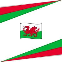 Galles bandiera astratto sfondo design modello. Galles indipendenza giorno bandiera sociale media inviare. Galles design vettore