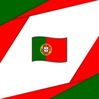 Portogallo bandiera astratto sfondo design modello. Portogallo indipendenza giorno bandiera sociale media inviare. Portogallo sfondo vettore