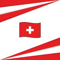 Svizzera bandiera astratto sfondo design modello. Svizzera indipendenza giorno bandiera sociale media inviare. Svizzera design vettore
