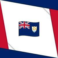 anguilla bandiera astratto sfondo design modello. anguilla indipendenza giorno bandiera sociale media inviare. anguilla indipendenza giorno vettore