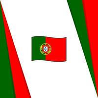 Portogallo bandiera astratto sfondo design modello. Portogallo indipendenza giorno bandiera sociale media inviare. Portogallo bandiera vettore