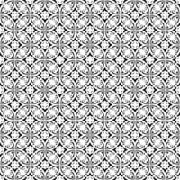 struttura del modello senza cuciture in bianco e nero. disegno grafico ornamentale in scala di grigi. ornamenti a mosaico. modello di modello. vettore