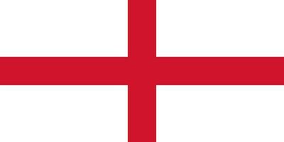 bandiera inglese dell'inghilterra vettore