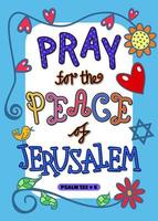 prega per la pace di Gerusalemme vettore