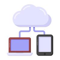 dispositivi cloud e hosting vettore