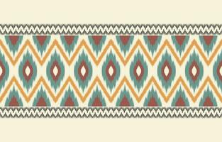 etnico astratto ikat arte. azteco ornamento Stampa. geometrico etnico modello senza soluzione di continuità colore orientale. design per sfondo ,tenda, tappeto, sfondo, vestiario, avvolgere, batik, vettore illustrazione.