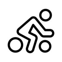 bicicletta icona vettore simbolo design illustrazione