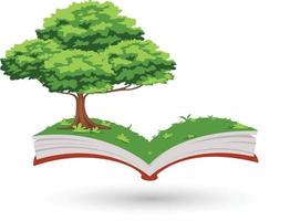 il libro dell'albero vettore