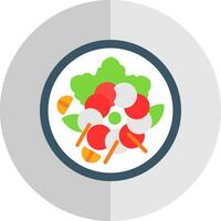 quinoa insalata vettore icona design