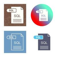 sql vettore icona