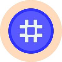 icona vettore hashtag