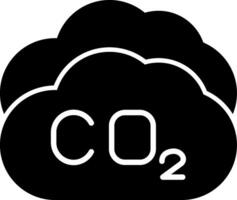 carbonio biossido vettore icona