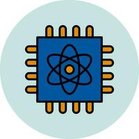 quantistico calcolo vettore icona