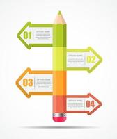 modello di infografica per illustrazione vettoriale aziendale