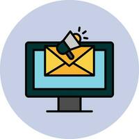 icona del vettore di e-mail marketing