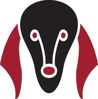 saluki vettore icona