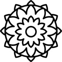 mandala vettore icona