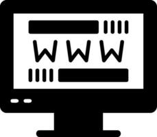 sito web vettore icona