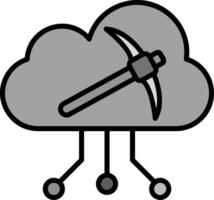 nube estrazione vettore icona
