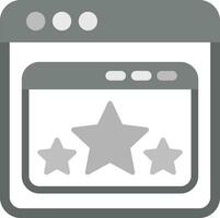 pagina valutazione vettore icona