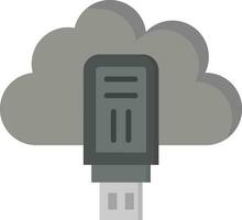 nube USB vettore icona