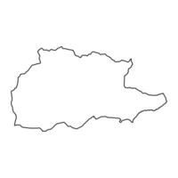 canillo carta geografica, amministrativo divisione di il principato di andorra. vettore