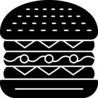 cesare hamburger vettore icona design