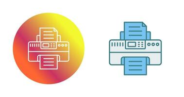 icona di vettore della stampante