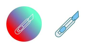 Stazionario coltello vettore icona